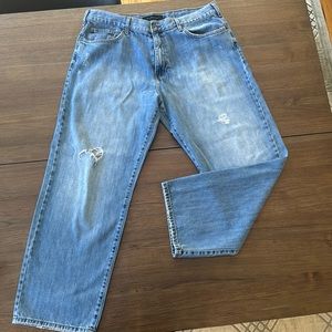Vtg 90s-2000s Calvin Klein Straight Leg Fit Medium Wash Jeans, 36x30